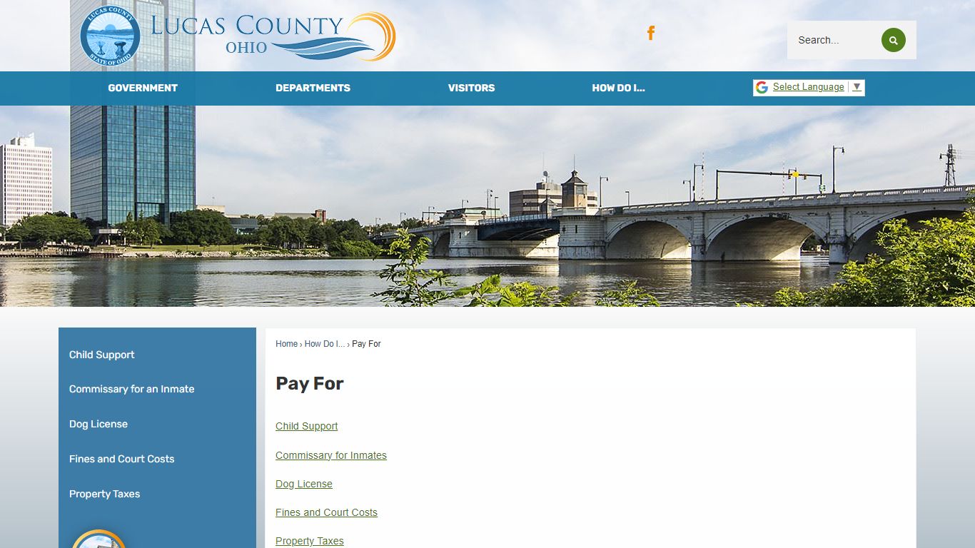 Pay For | Lucas County, OH - Official Website